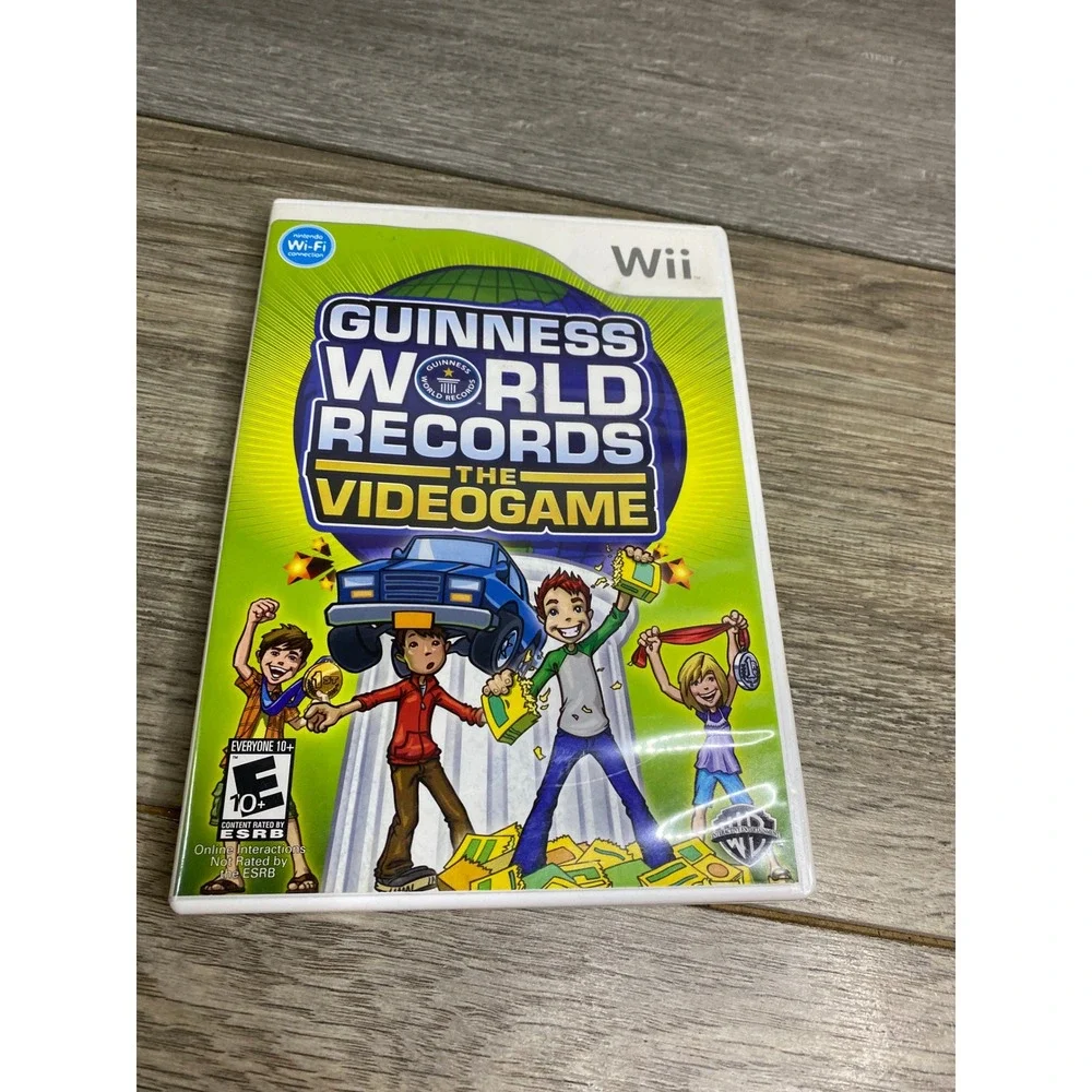 Guinness World Records The Videogame Nintendo Wii CIB Complete with‎ Manual